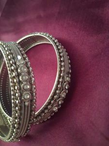 ✨️Combo deal ✨️ SILVER  Bangle &amp; Earring Set