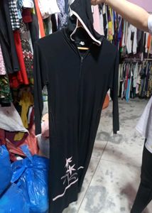Hoodie Cap Full Sleeves Long Dress Abya