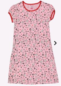 Printed Round Neck Nightdress | 8-10yrs | DJ &amp; C