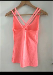 Neon Pink Strappy Tank