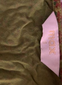 Floral Print Green Tunic Top