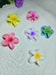 Flower Hair Claw Clips