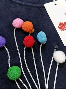 Colour Full Pom2 Top👌