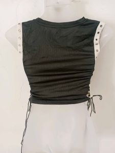 Trendy Graphic Crop Top