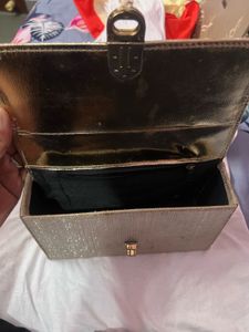 Elegant Gold Handbag