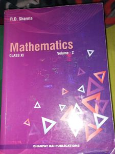 Class 11th Rd Sharma Vol. 2