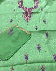 Front Neck Look Trending Colour Pure Full Work Dup