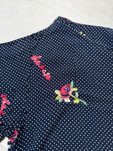 Polka Dot &amp; Rose Top