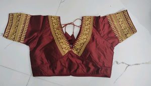 Deep Red Designer Blouse