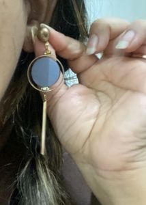 Golden Grey earings