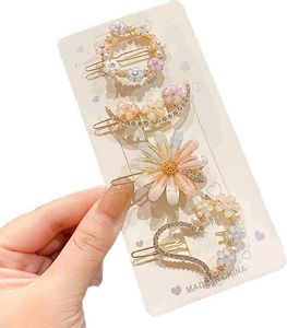 Floral Hair Clip Set