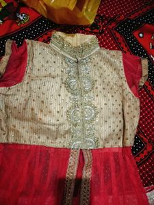 Peach Colour Endo western Lehnga