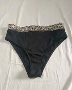 With Bikni Free 🎉High Waisted Leopard Trim Pantie