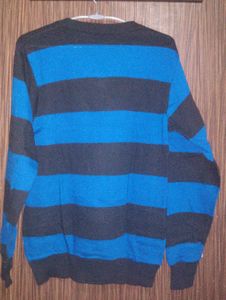 Striped V-Neck Sweater