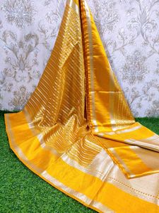 Elegant Orange Saree