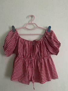 Gingham Top