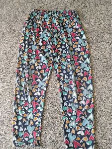 Cute Heart Print Pants