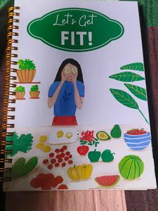 &#34;Let&#39;s Get Fit!&#34; Spiral Notebook