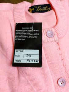 Pink Cardigan New with tag