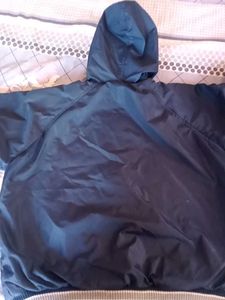 Navy Blue Windbreaker Jacket