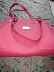 pink colour purse