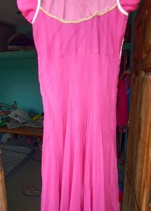 Offer...Long Festive Gown For Ladies With Inner