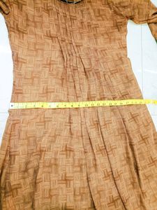 Brown Maxi Dress Cute