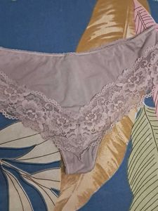 Lace Trim Panties - 5 Pack in imported fabric