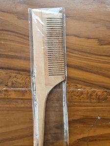 Unused Wooden Hair Comb