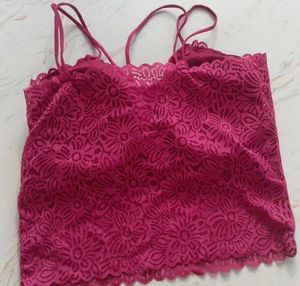 Red Lace Bralette