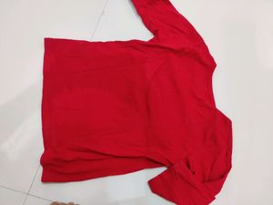Bewakoof Red Tshirt For Women