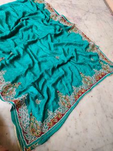 heavy work saree 😍 with blouse available