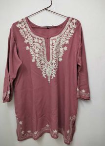 Short Kurti With Thread Work