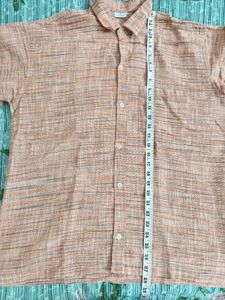 Orange cotton Shirt
