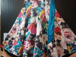 Floral Multicolor Party Dress