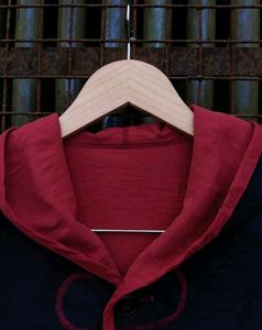 Red VIEVIE club reversible Hooded Jacket