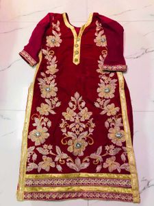 Elegant Embroidered Kurta Set