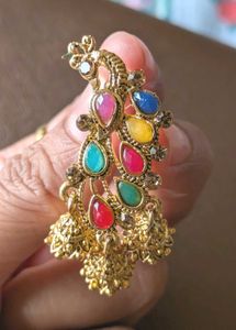 Peacock Earring.