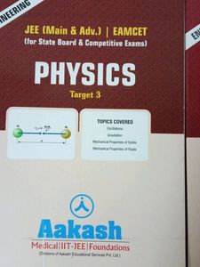 Aakash IIT-JEE Main/Advance - 8 Physics Textbooks