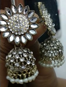 Oxidised Jimiki Earing
