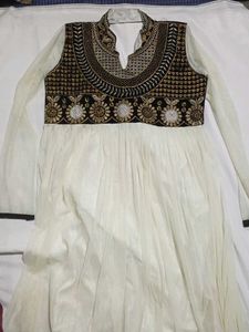 Anarkali With Embroidery Works
