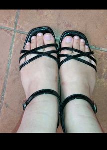 Strappy Black Sandals