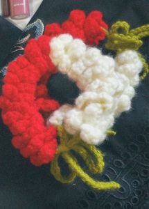 Handmade crochet gajra.