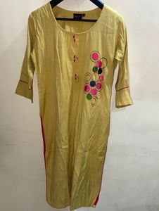 Women Daily Wear Embroidery Kurti