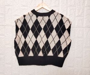 Korean Half Vest Sweater