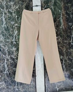 Women Beige Trouser Pant