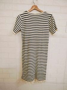 Bodycon Midi Stripped Dress