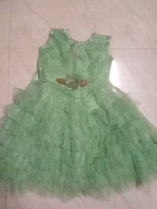 Green Tulle Party Dress