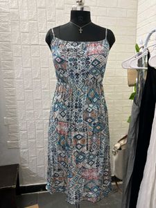 Boho-Inspired Printed Summer Dress
