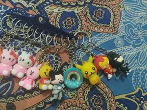 Kawaii Charm Keychain Collection
